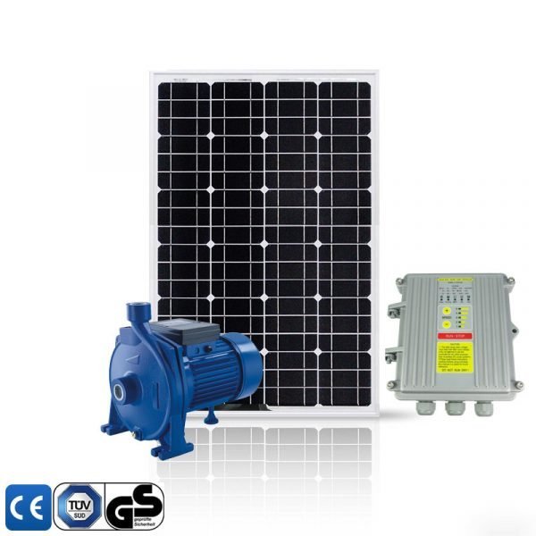 Centrifugal solar water pumps